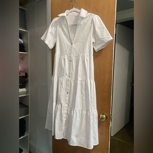 White summer dress